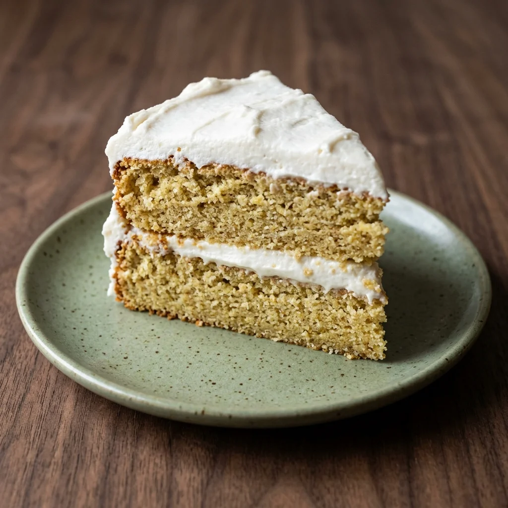 Paleo Almond Flour Vanilla Cake