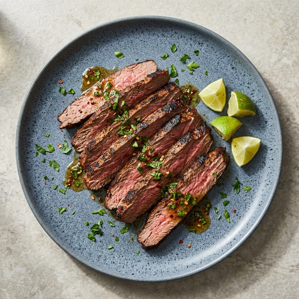 Paleo Flank Steak with Herb & Citrus Marinade