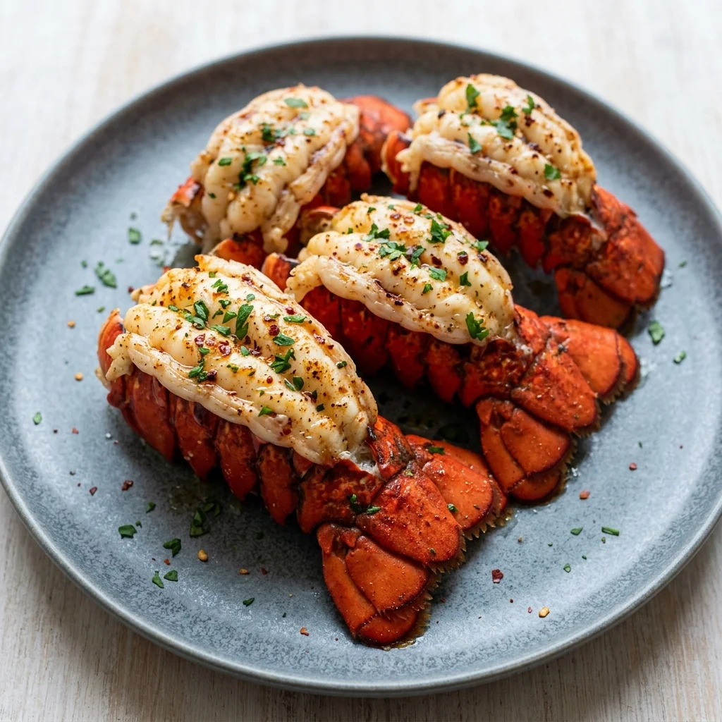 Paleo Lobster Tails with Garlic Ghee