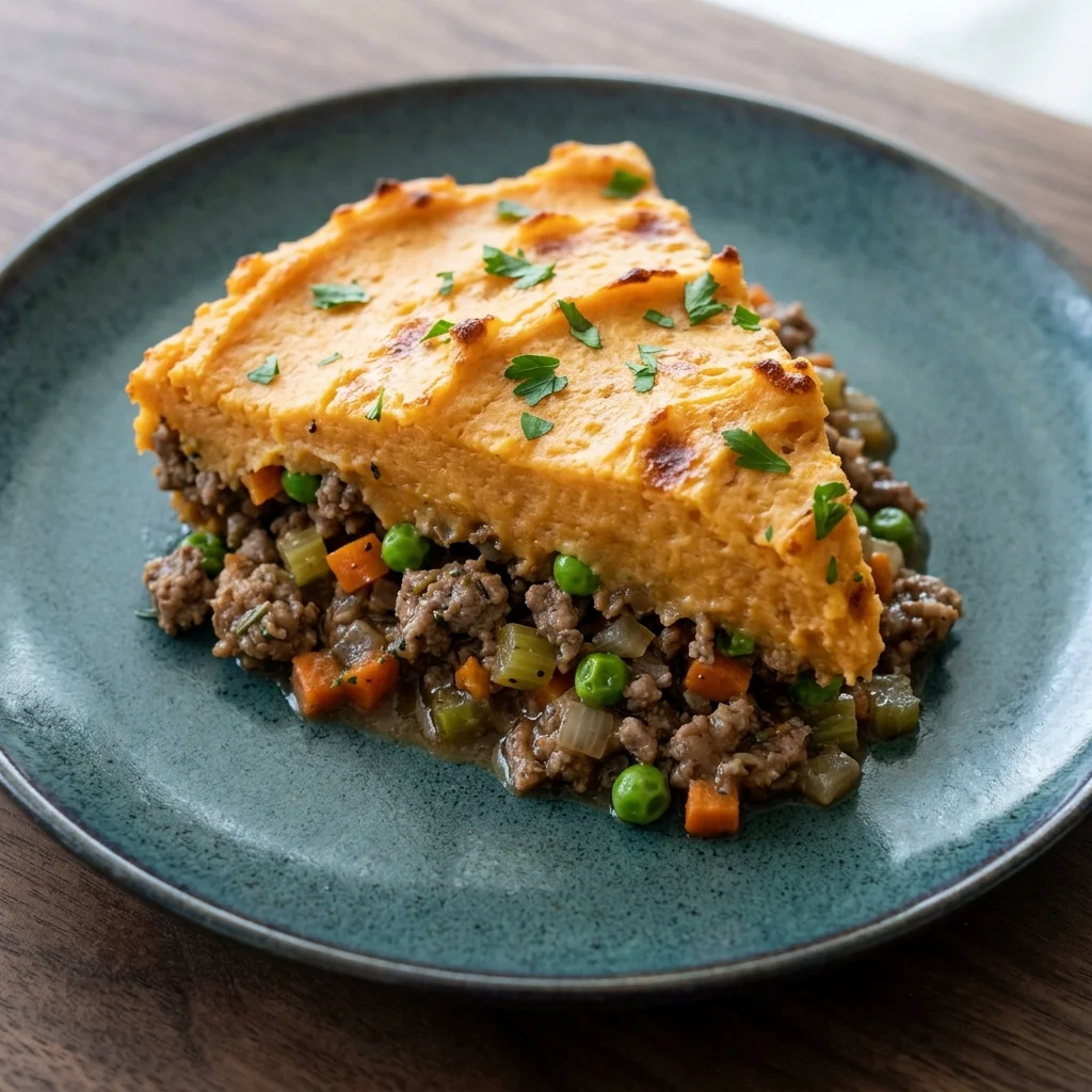 Paleo Sweet Potato Shepherd's Pie