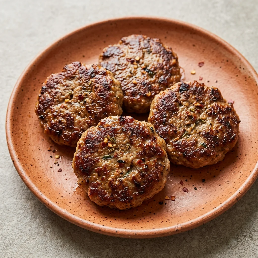 Paleo Turkey Breakfast Sausage Patties