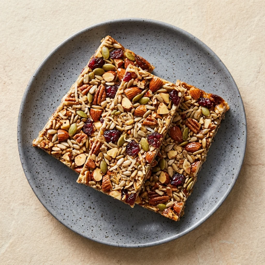 Paleo Nut & Seed Granola Bars
