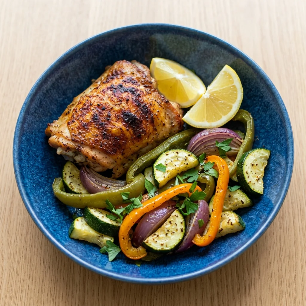 Whole30 Sheet Pan Chicken and Vegetables