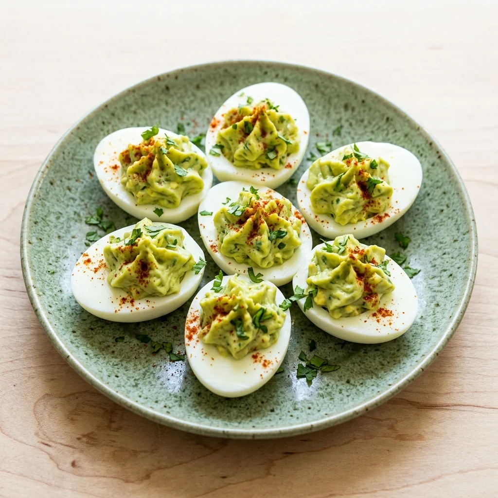 Avocado Deviled Eggs
