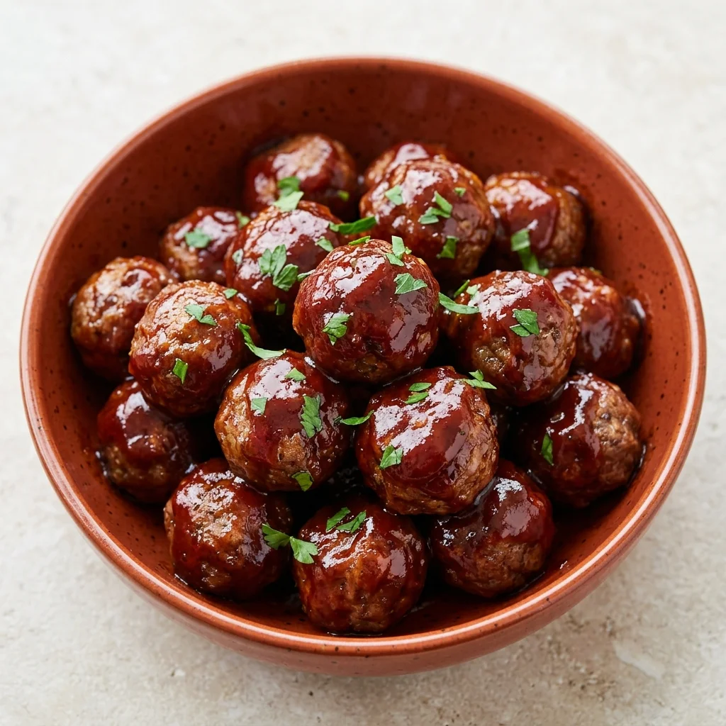 Crockpot Cocktail Meatballs