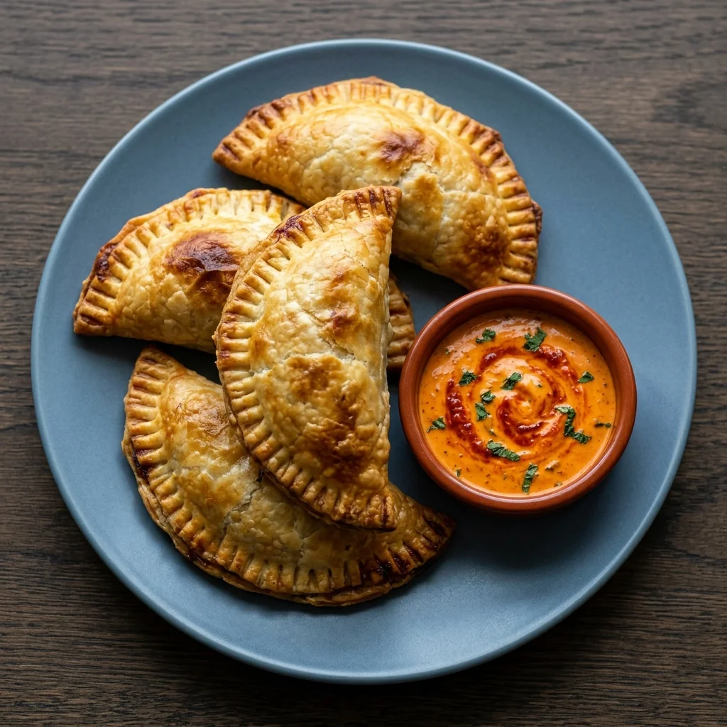 Spicy Mediterranean Samosas with Chile Kick