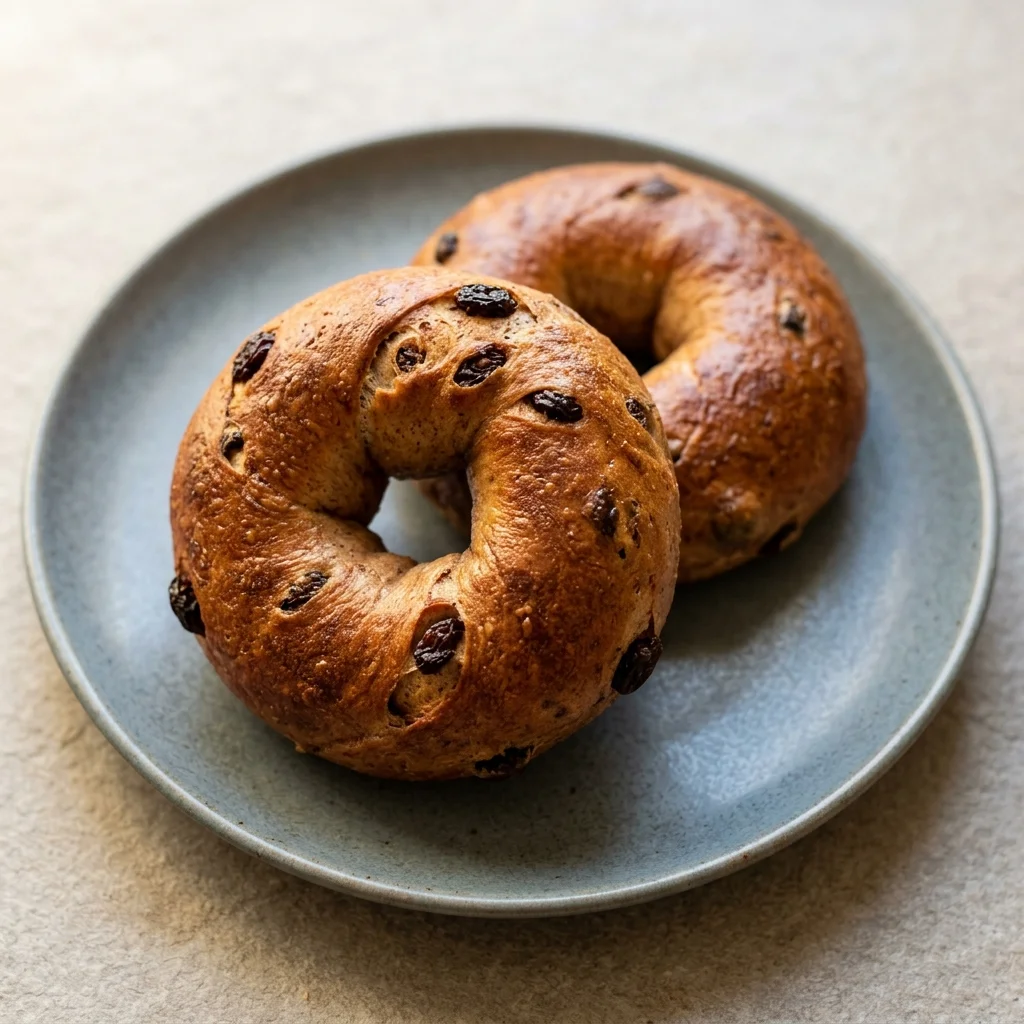 Classic Cinnamon Raisin Bagels