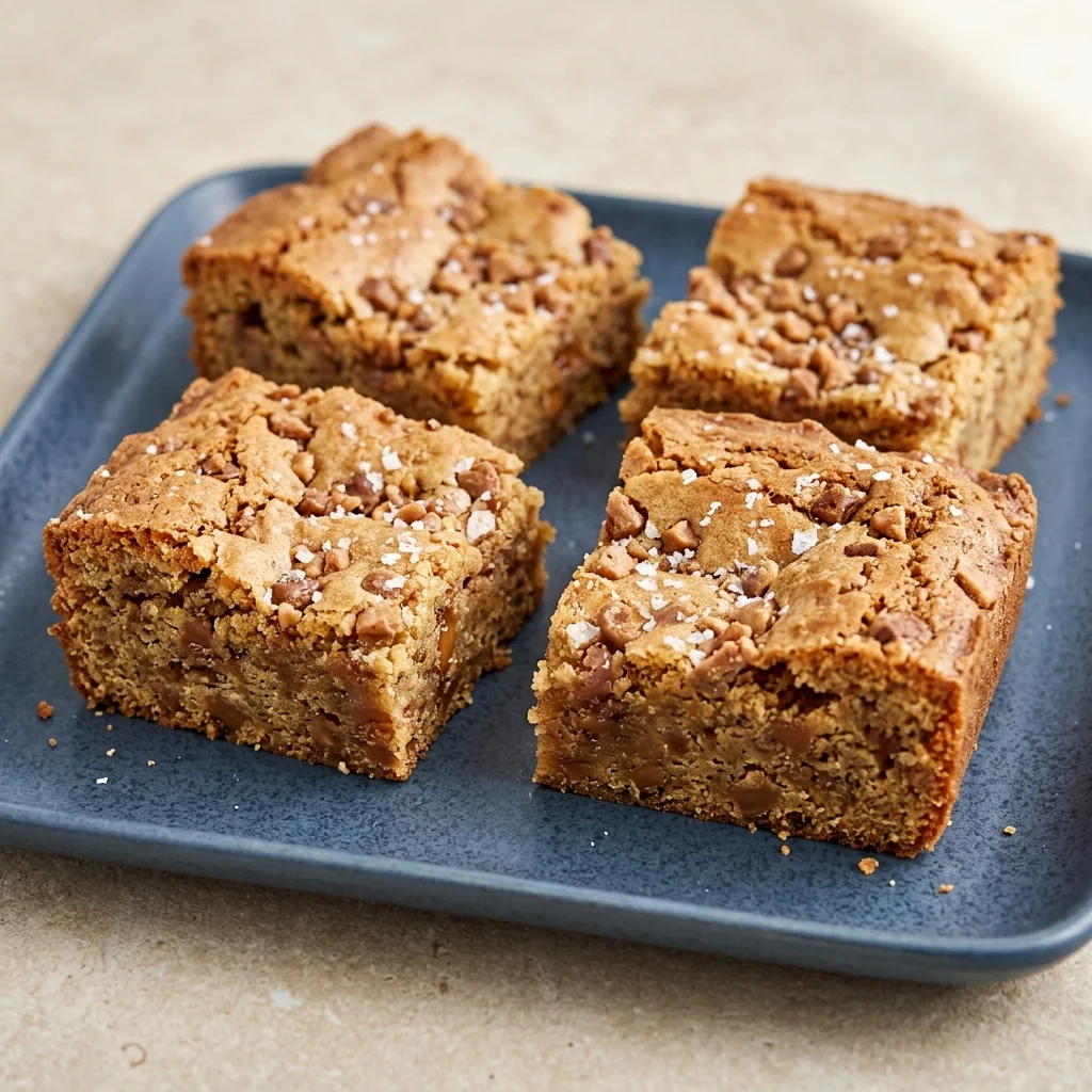 Blondies with Toffee Bits