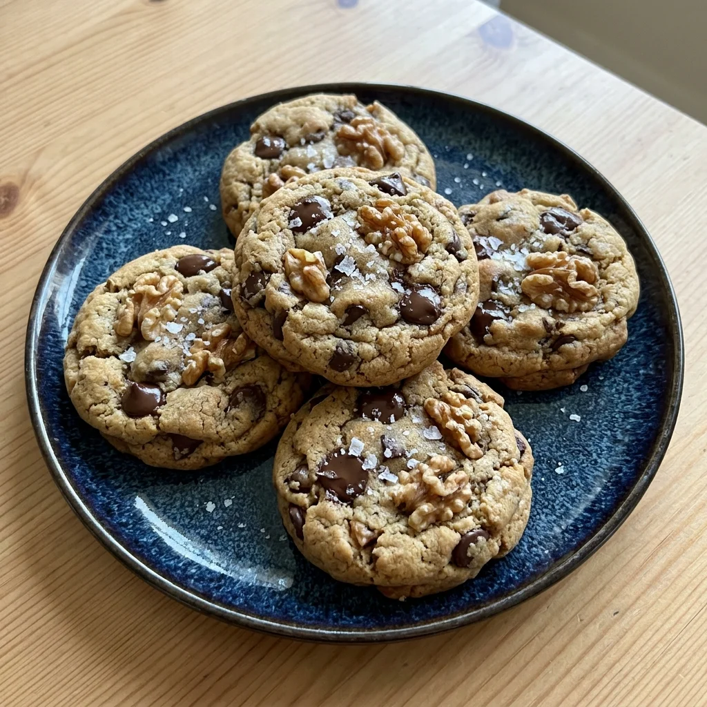 Chocolate Chip Walnut Cookies