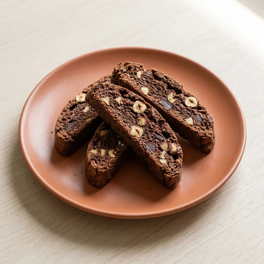Chocolate Hazelnut Biscotti