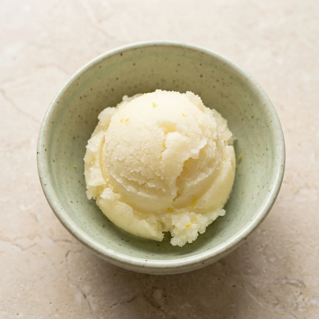 Classic Lemon Sorbet