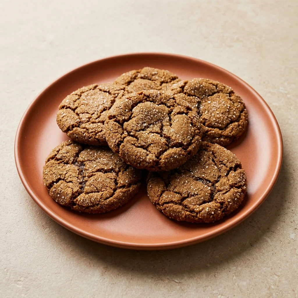 Classic Molasses Ginger Cookies