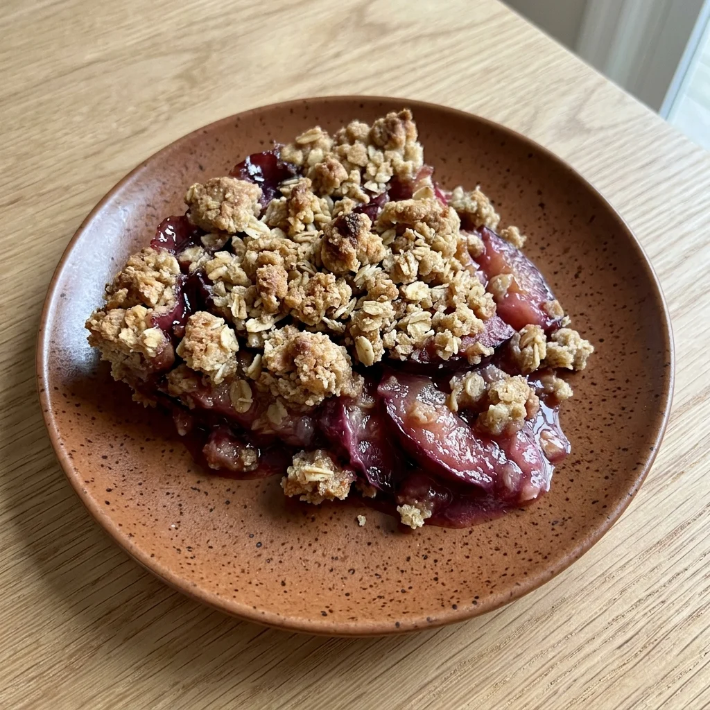 Classic Plum Crumble