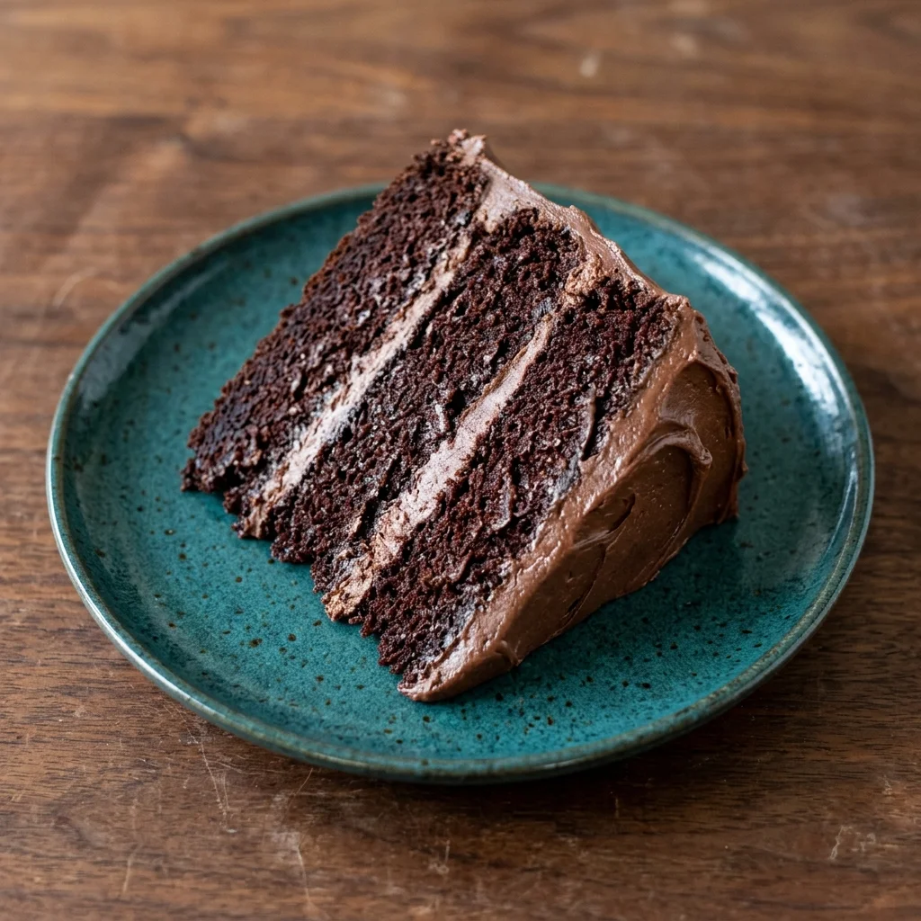 Devil's Food Cake with Chocolate Buttercream