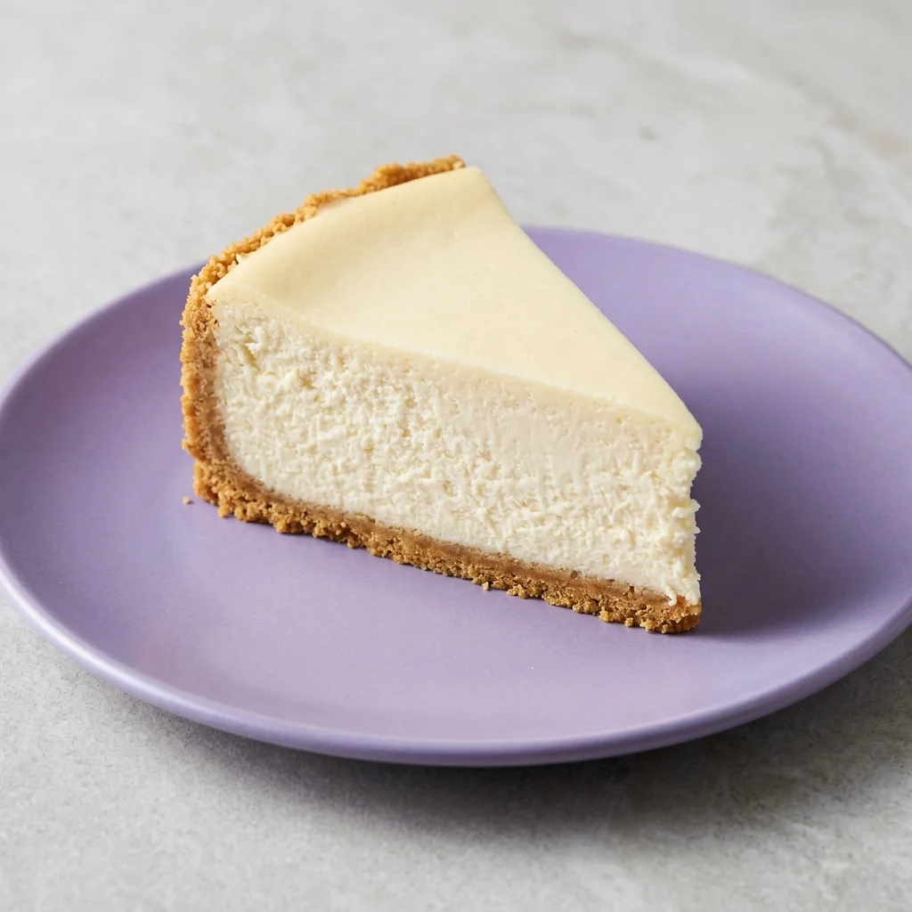 New York Cheesecake with Graham Cracker Crust