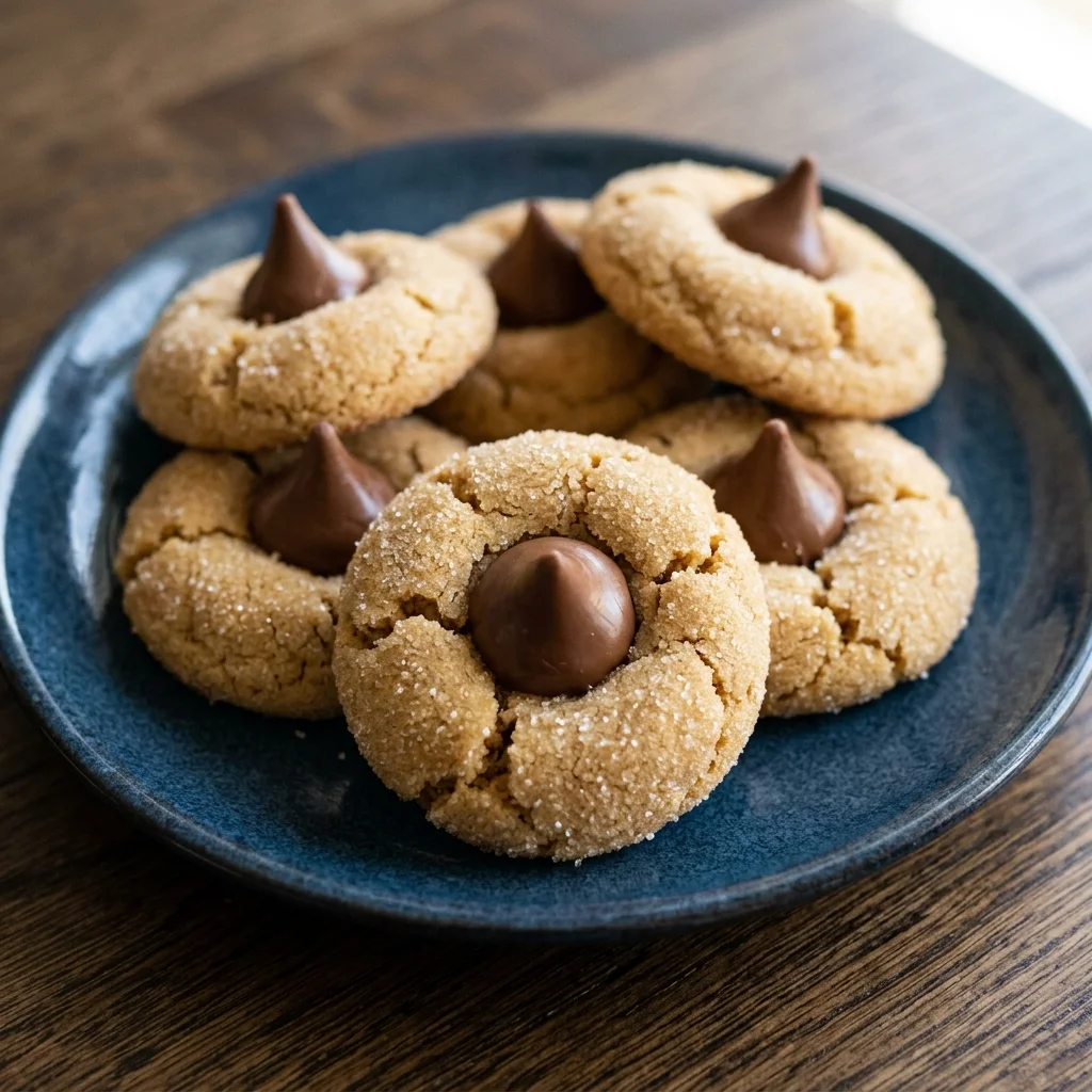 Peanut Butter Blossom Cookies
