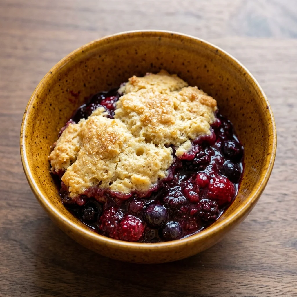 Crockpot Berry Cobbler