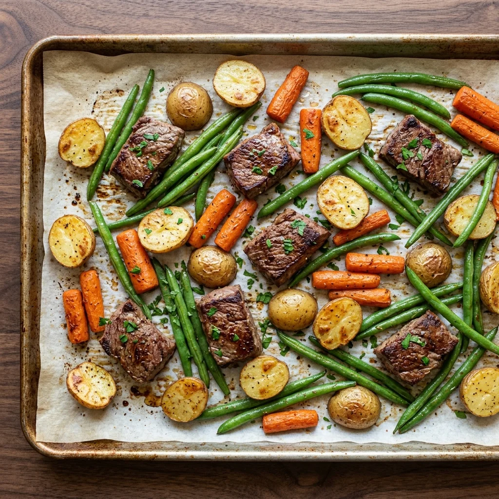 Classic Beef Sheet-Pan Dinner