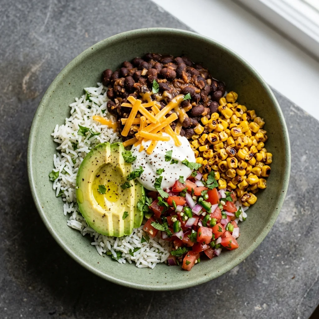 Classic Black Bean Burrito Bowls