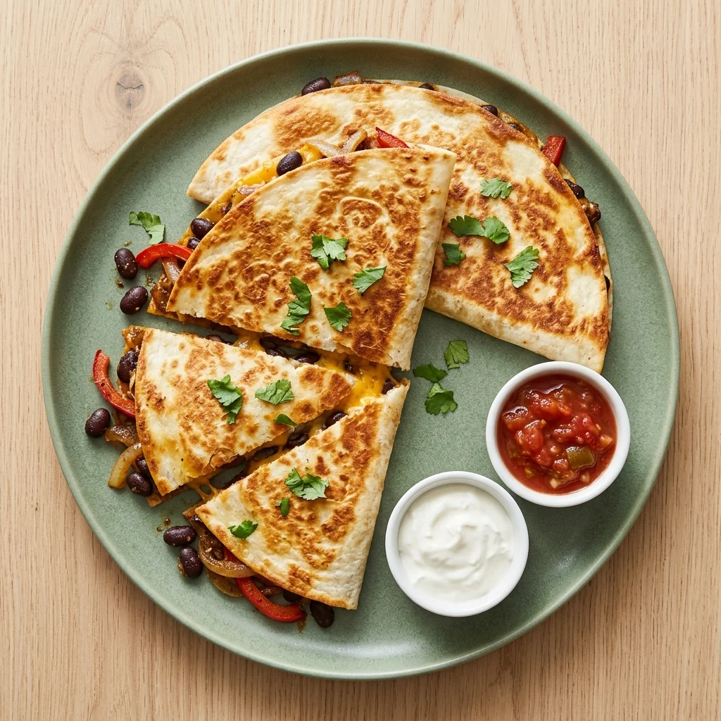 Classic Black Bean Quesadillas