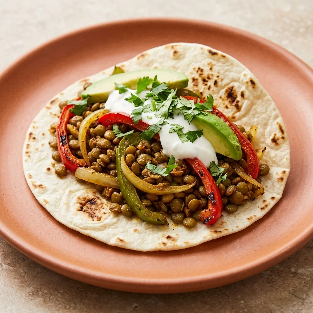 Classic Lentil Fajitas