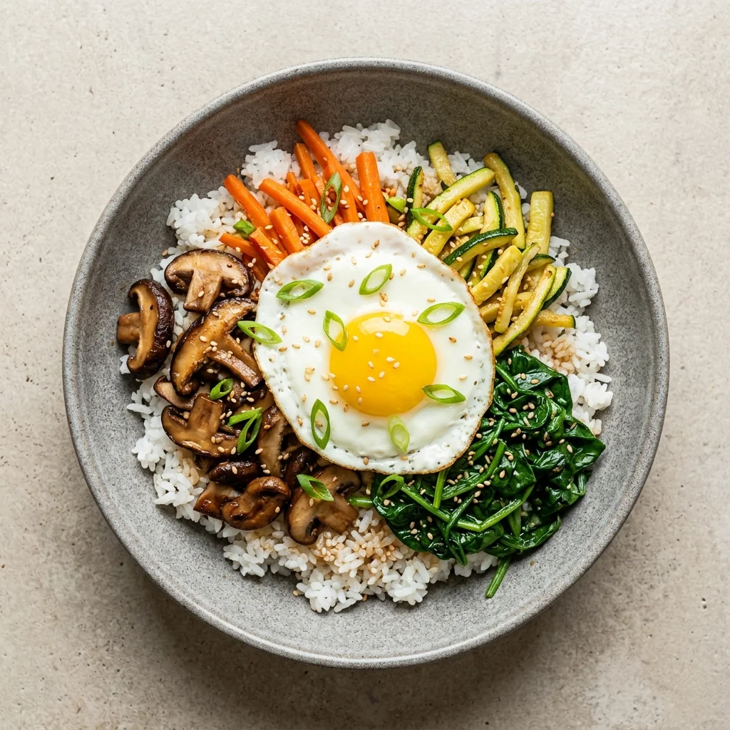 Classic Mushroom Bibimbap
