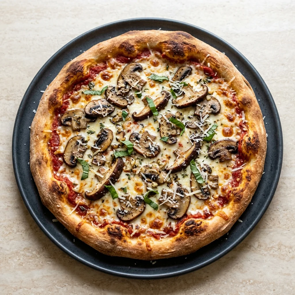 Classic Mushroom Pizza