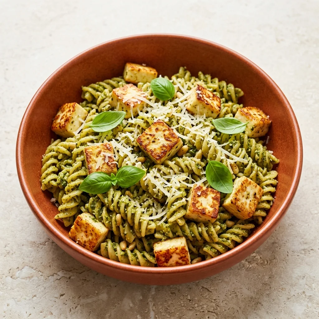 Classic Paneer Pesto Pasta