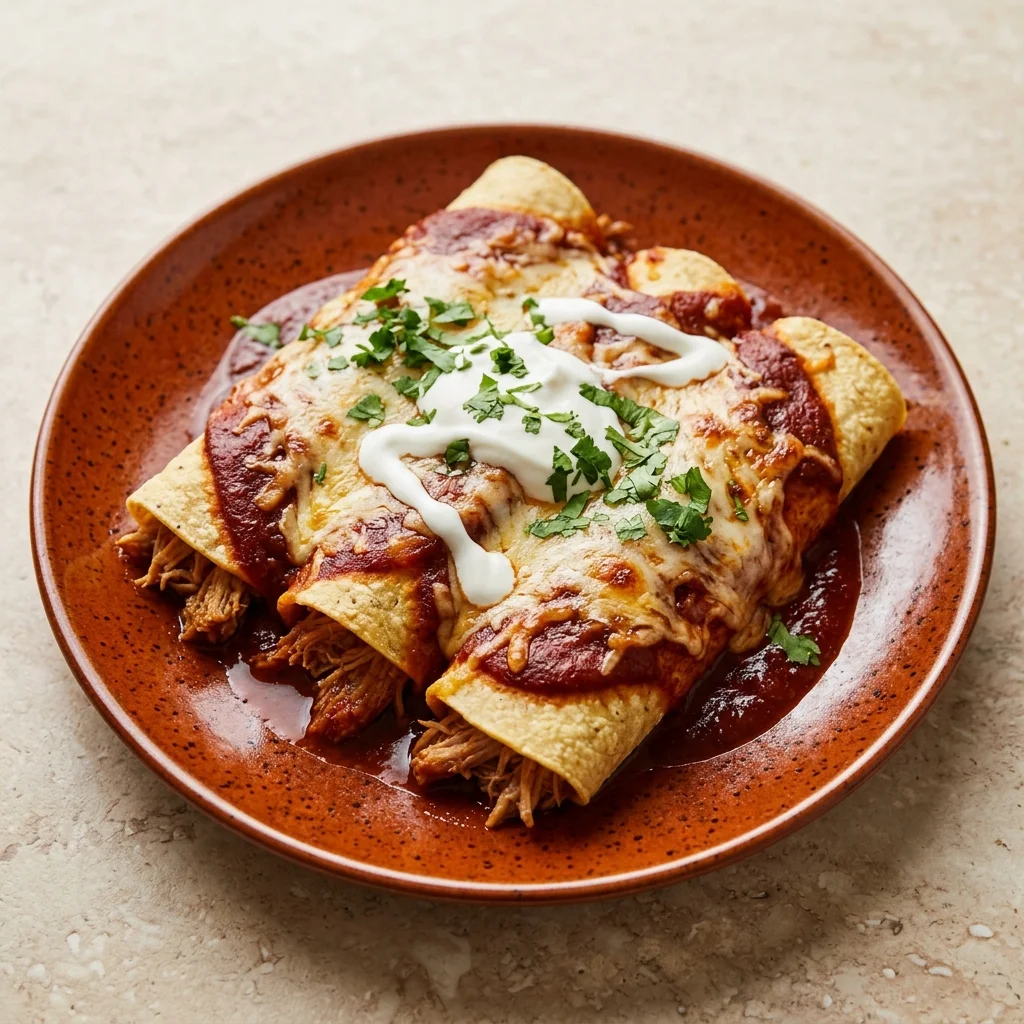 Classic Pork Enchiladas