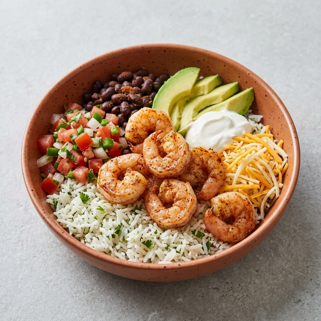 Classic Shrimp Burrito Bowls