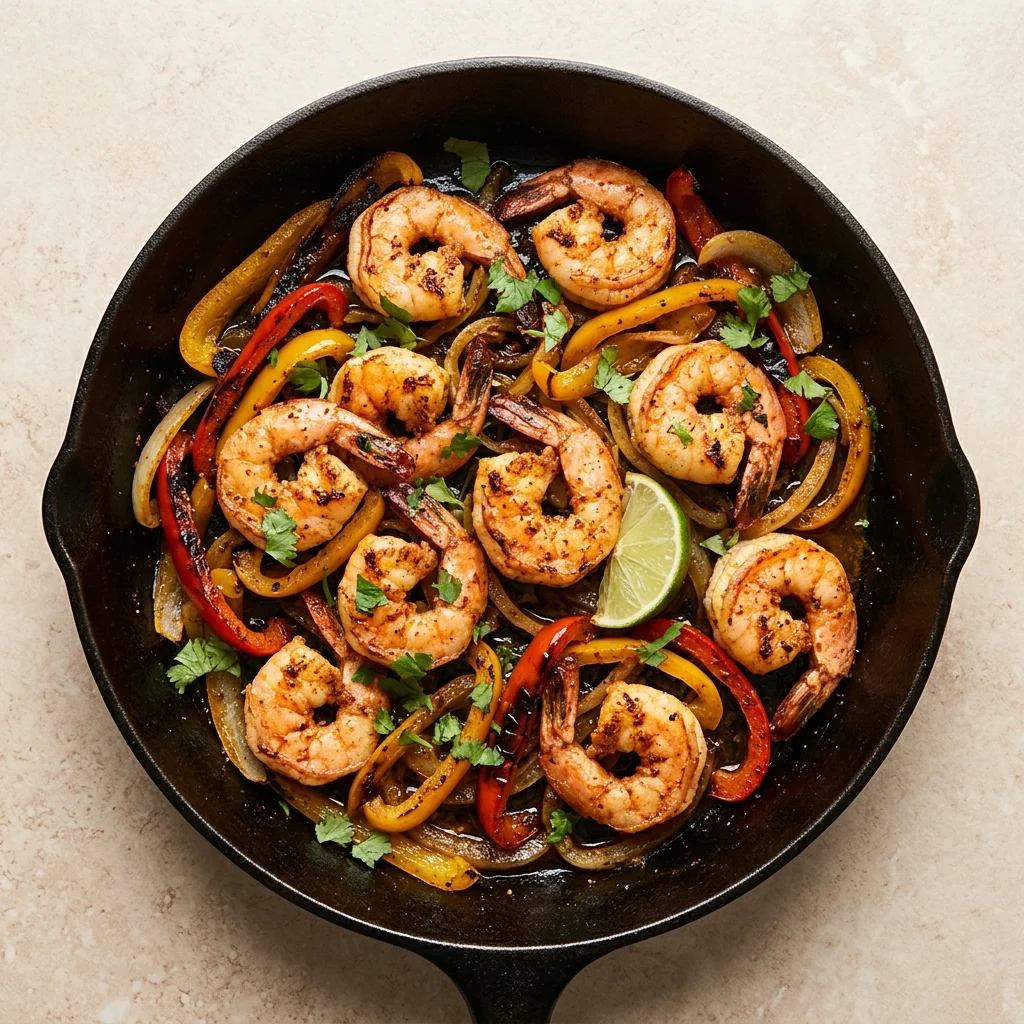 Classic Shrimp Fajitas