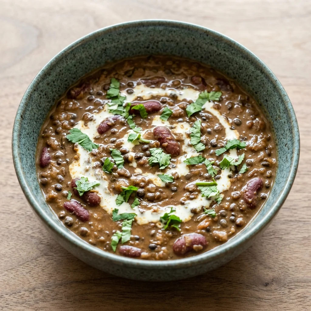 Dal Makhani Slow-Cooked Black Lentils