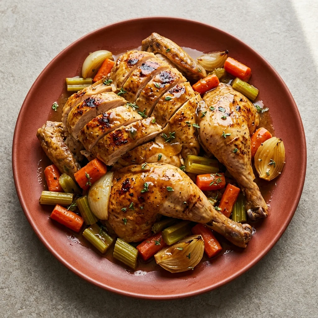 Dutch Oven Whole Roast Chicken