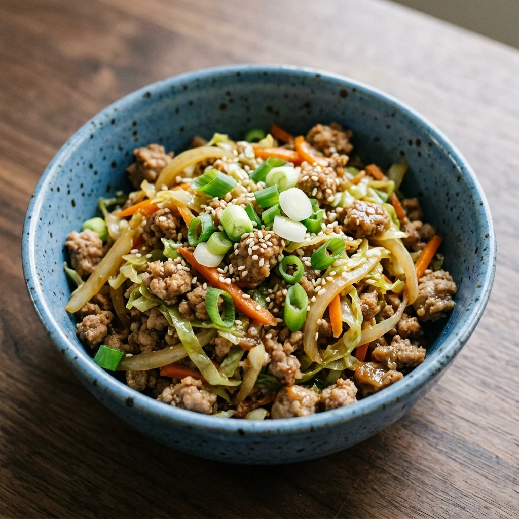 Easy Egg Roll in a Bowl