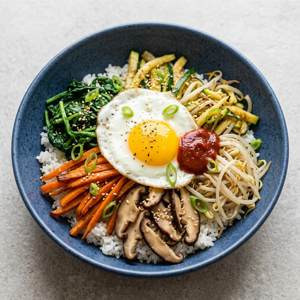 Korean Rice Bowl (Bibimbap)