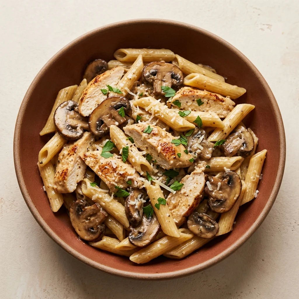 One-Pot Chicken Marsala Pasta