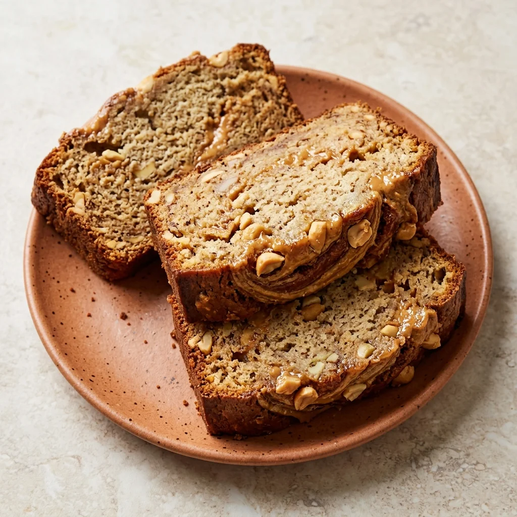 Peanut Butter Banana Bread