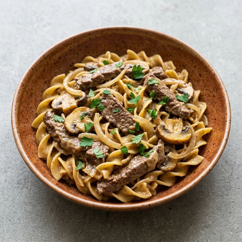 Quick Beef Stroganoff