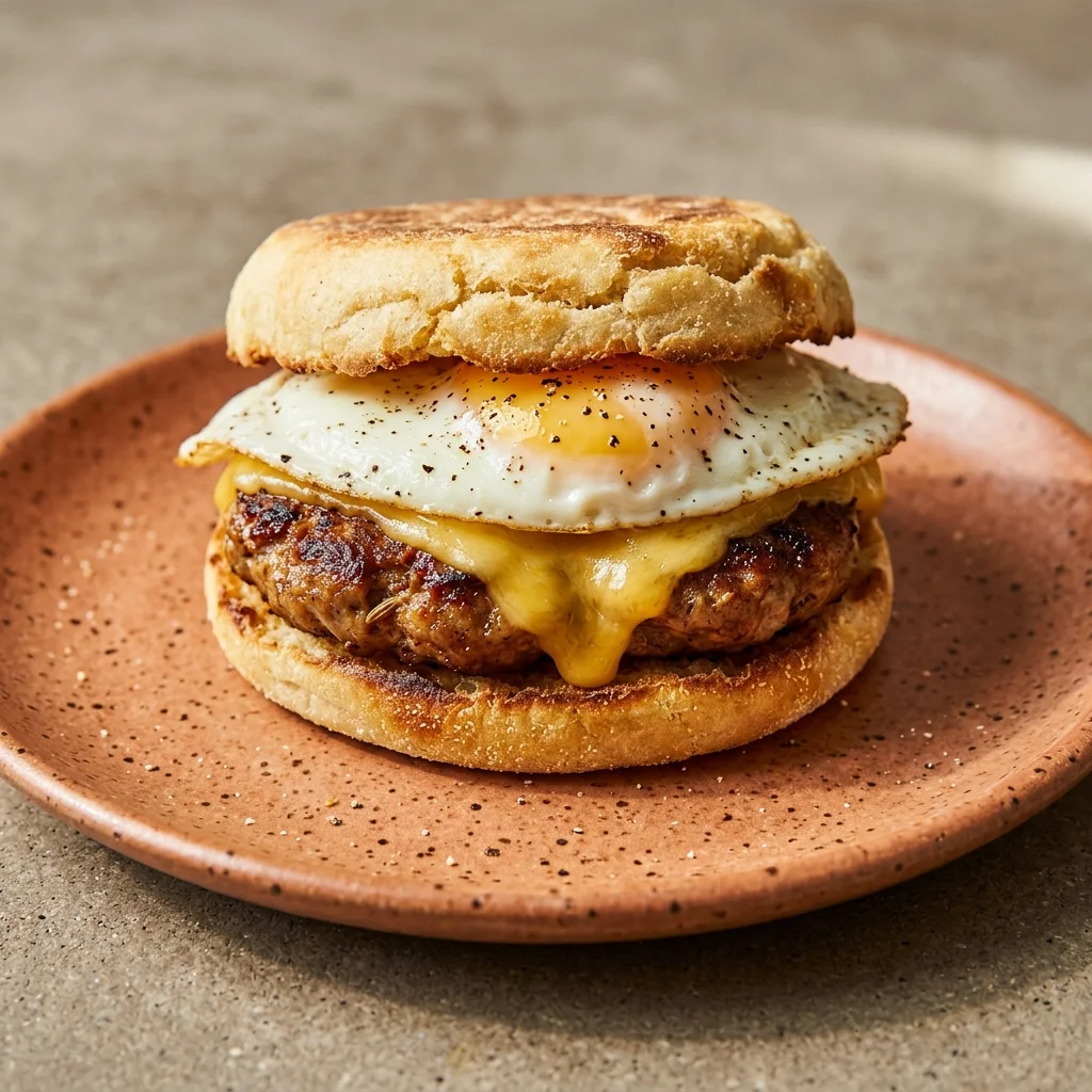 Sausage, Egg and Cheese Sandwich