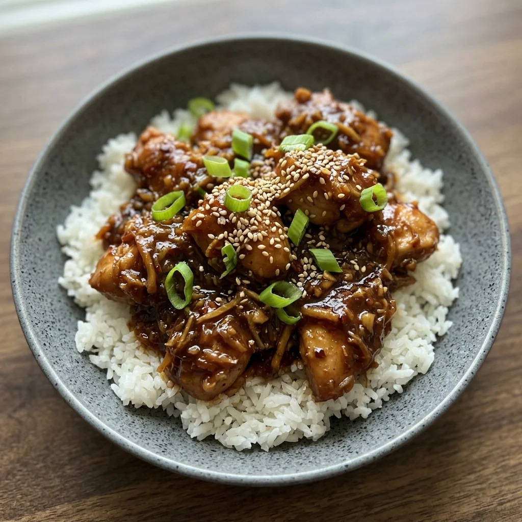 Crockpot General Tso's Chicken