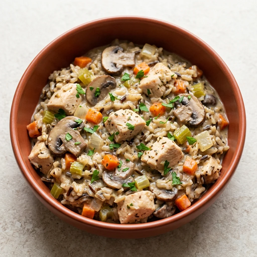 Crockpot Wild Rice Casserole