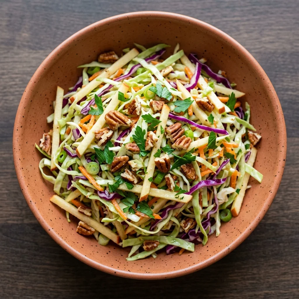 Apple Cider Slaw with Pecans