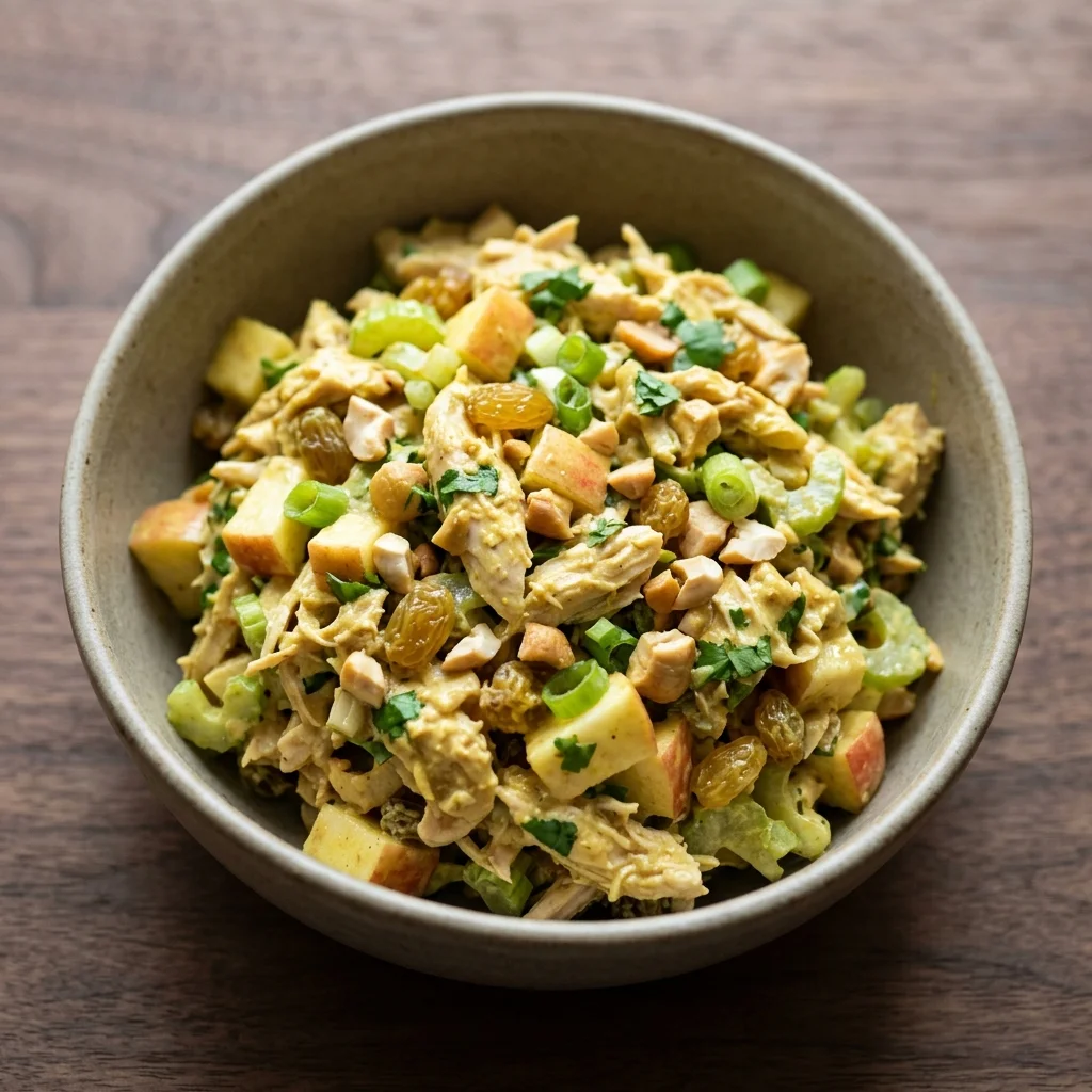 Curry Chicken Salad with Apples