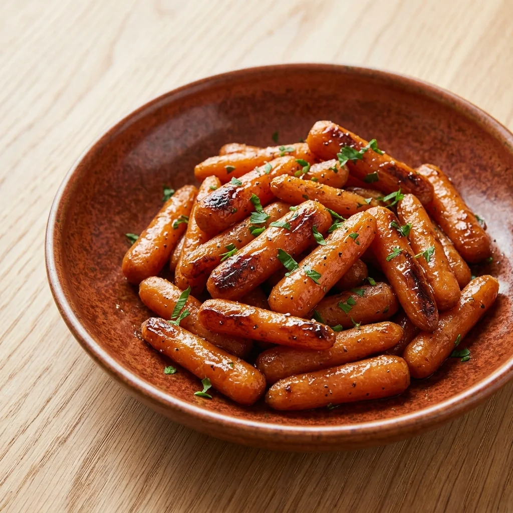 Glazed Baby Carrots with Brown Sugar