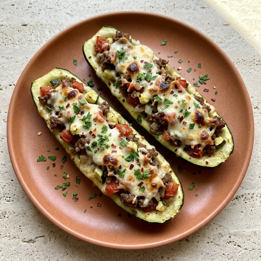 Stuffed Zucchini Boats