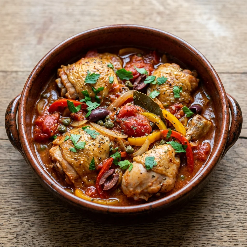 Classic Chicken Cacciatore Stew