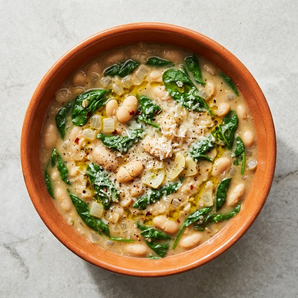 Classic Spinach White Bean Soup