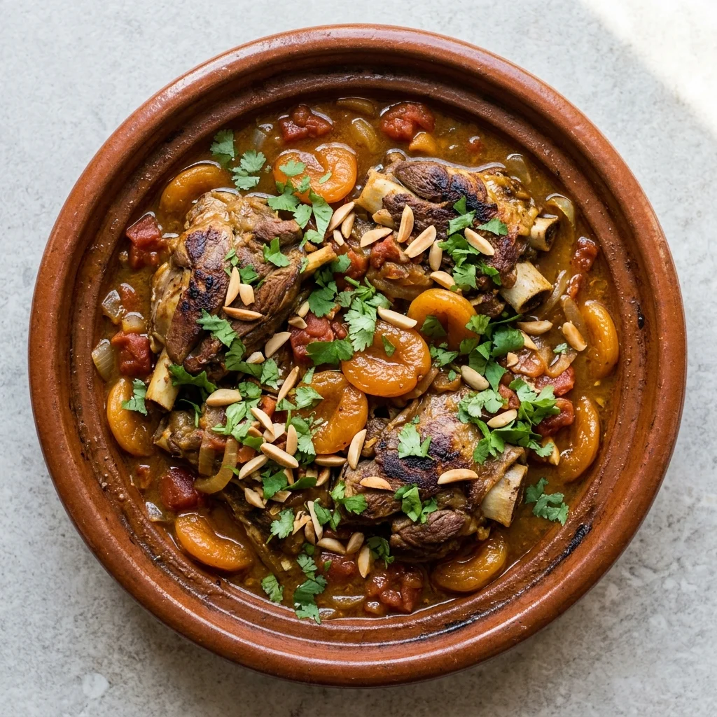 Moroccan Lamb Tagine with Apricots