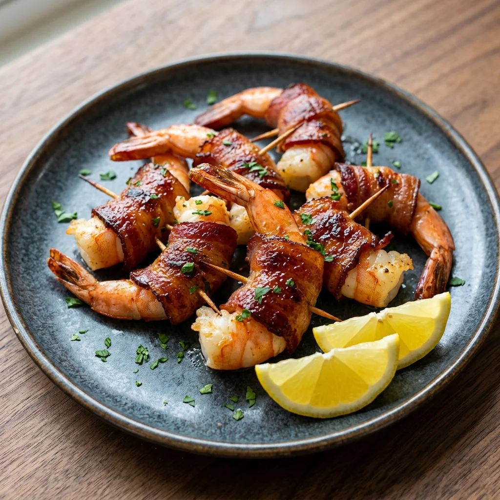 Gluten Free Bacon Wrapped Shrimp