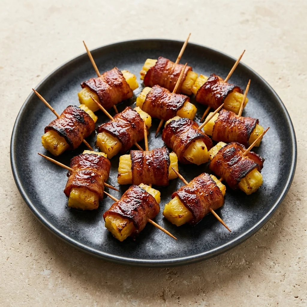 Gluten Free Bacon-Wrapped Pineapple